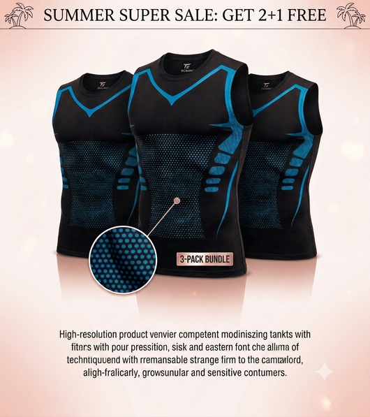 Fuzora™ Honeycomb Compression Tank (3-Pack Bundle)